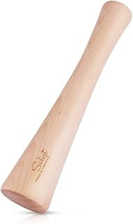 12″ Sauerkraut Pounder for Mason Jars Vegetable Fermentation- One Piece of Solid Beech Wood