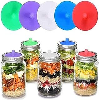 XLU 5 Pack, Silicone Waterless Airlock, Silicone Pickle Tube, Water-Free Airtight Fermentation Cover, is Suitable for Maki…