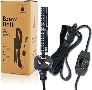 Home Brew Adjustable Power Output Heating Belt + Sticker on Thermometer