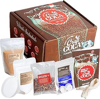 Craft A Brew – Craft Cola Kit – Easy for Beginners – At Home Soda Making Kit – Make Your Own Craft Cola – Includes Ingredi…