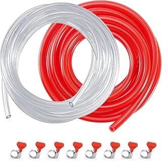 FERRODAY 15 FT 3/16 Beer Line Tubing & 5/16 CO2 Hose Kegerator Parts Kegerator Lines Kit, Beer Brewing Equipment Kegerator…