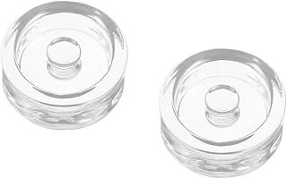 Naisfei Glass Fermentation Weights with Easy Grip Handle,2 Pack Fermented Glass Jar Kimchi Heavy Stone Pickling Jars Weigh…