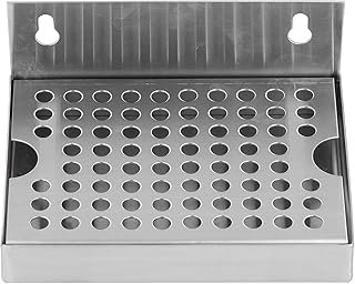 Nutriess Wall Mounted Beer Drip Tray Homebrew Kegging Draft Beer Kitchen Utensils with Robust Design for Efficient Spill M…