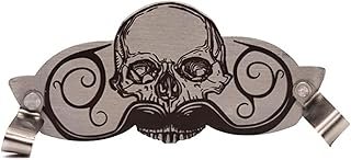 Mustache Drinking Protector | Stainless Steel Skull Design Moustache Protector for Cup – Innovative Multifunctional Bevera…