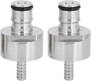 Nutriess Carbonation Cap Ball Lock Type 5/16in Barb Fit Soft Drink PET Bottles Homebrew Kegging Equipment 2Pcs Ideal for B…